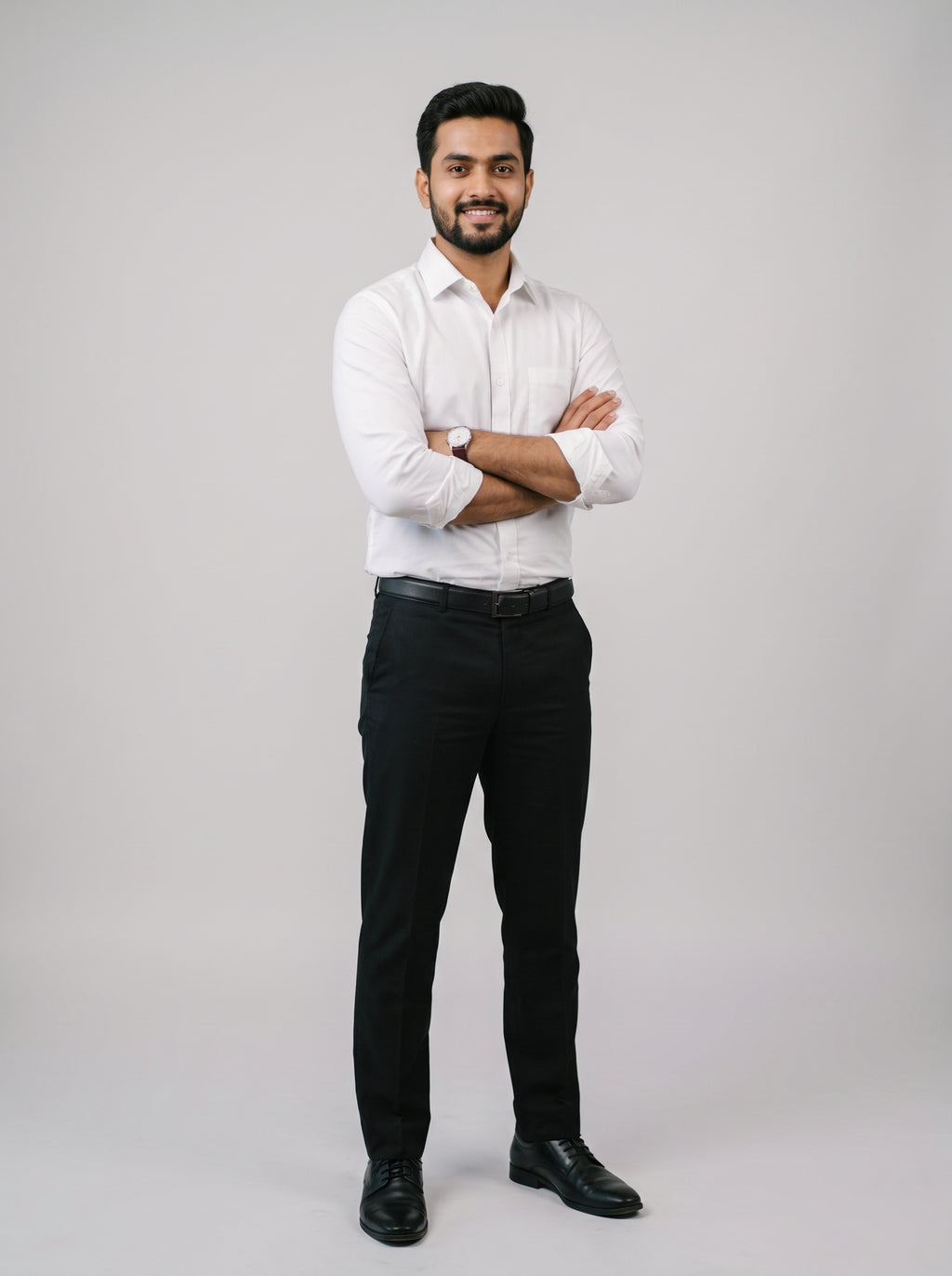white formal shirt