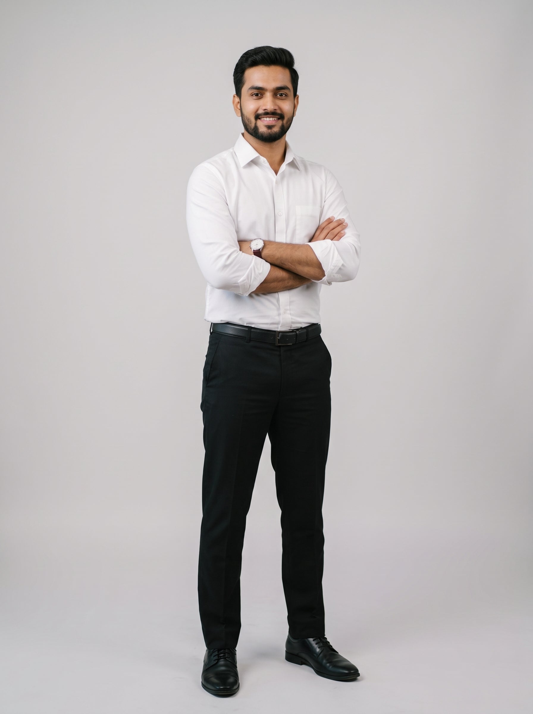 white formal shirt