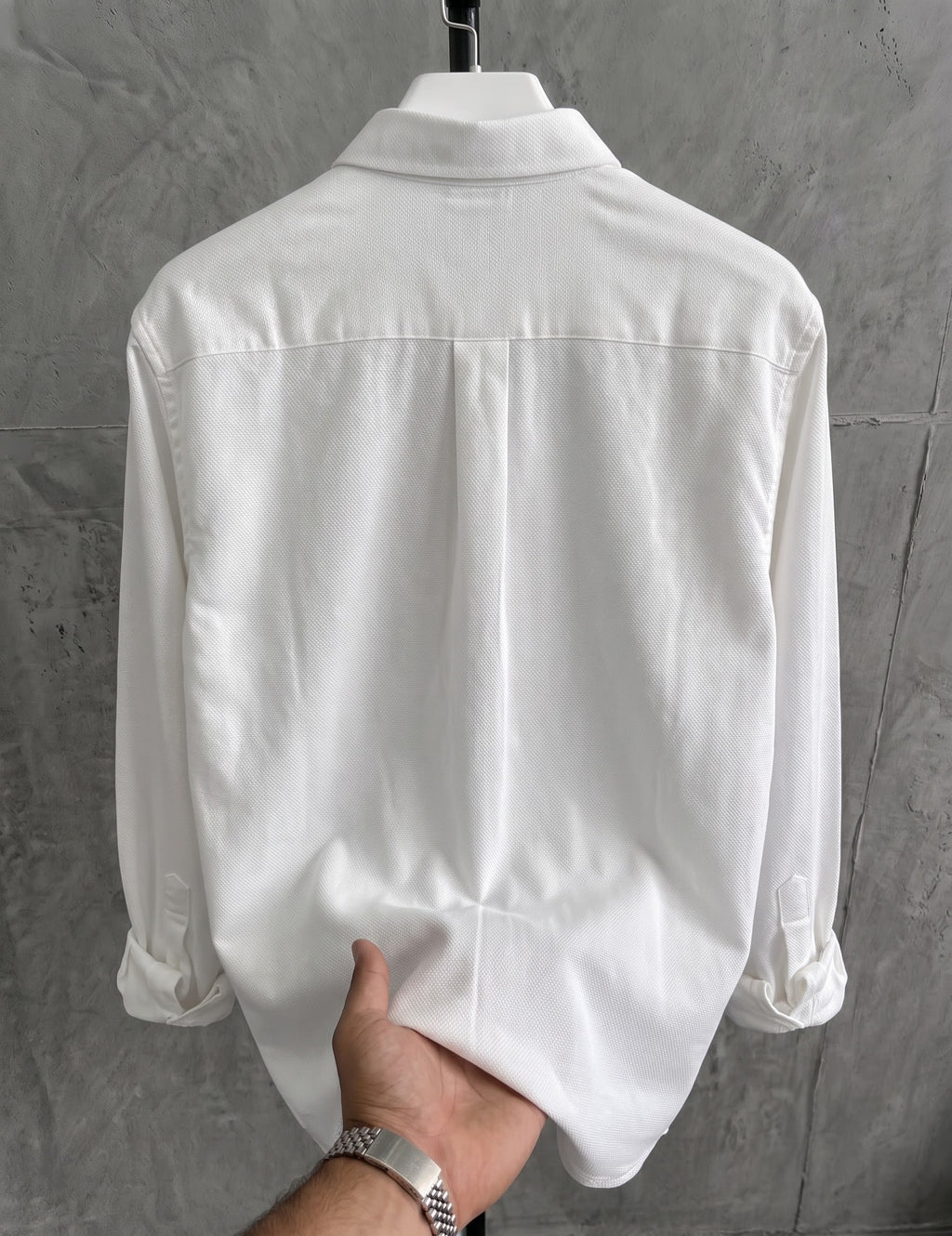 White oxford shirt