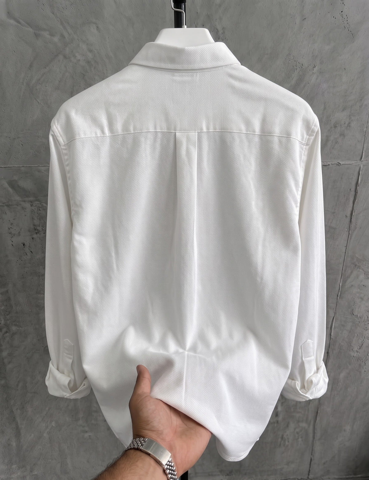 White oxford shirt