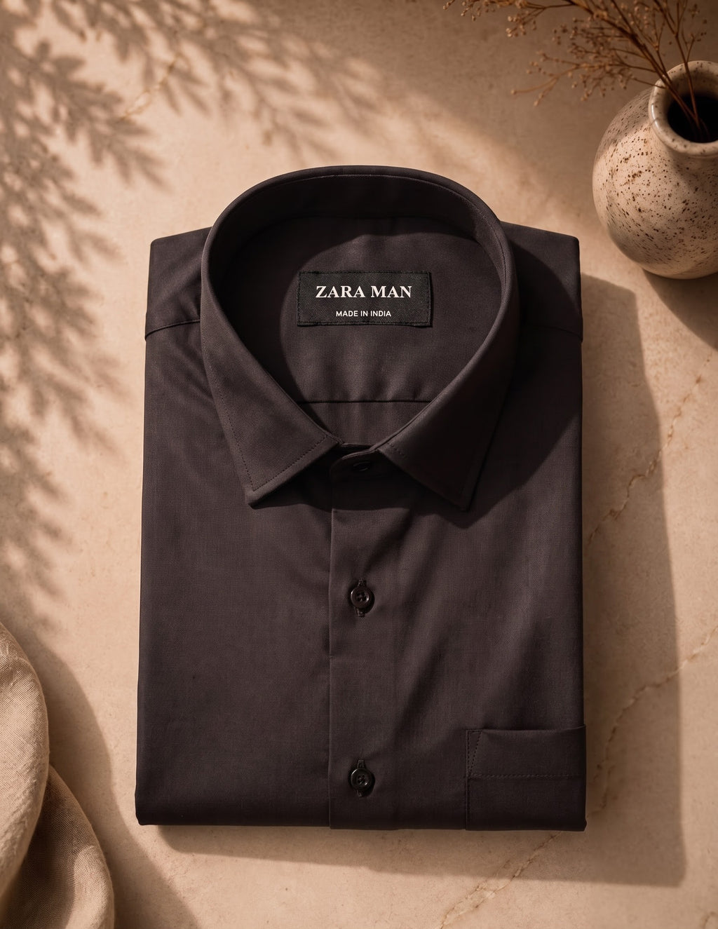 Dark Brown formal shirt