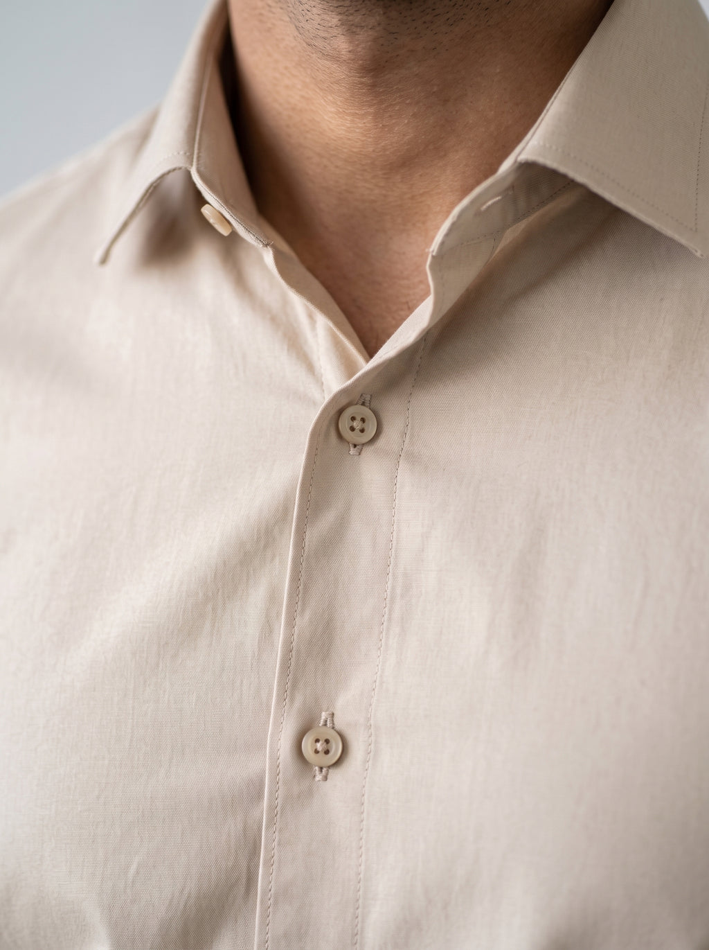 Beige formal shirt