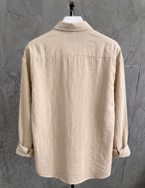 Beige Linen Shirt