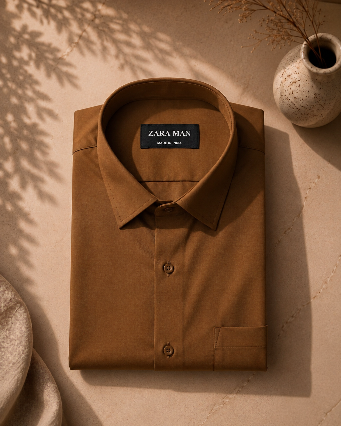 CamelBrown formal shirt