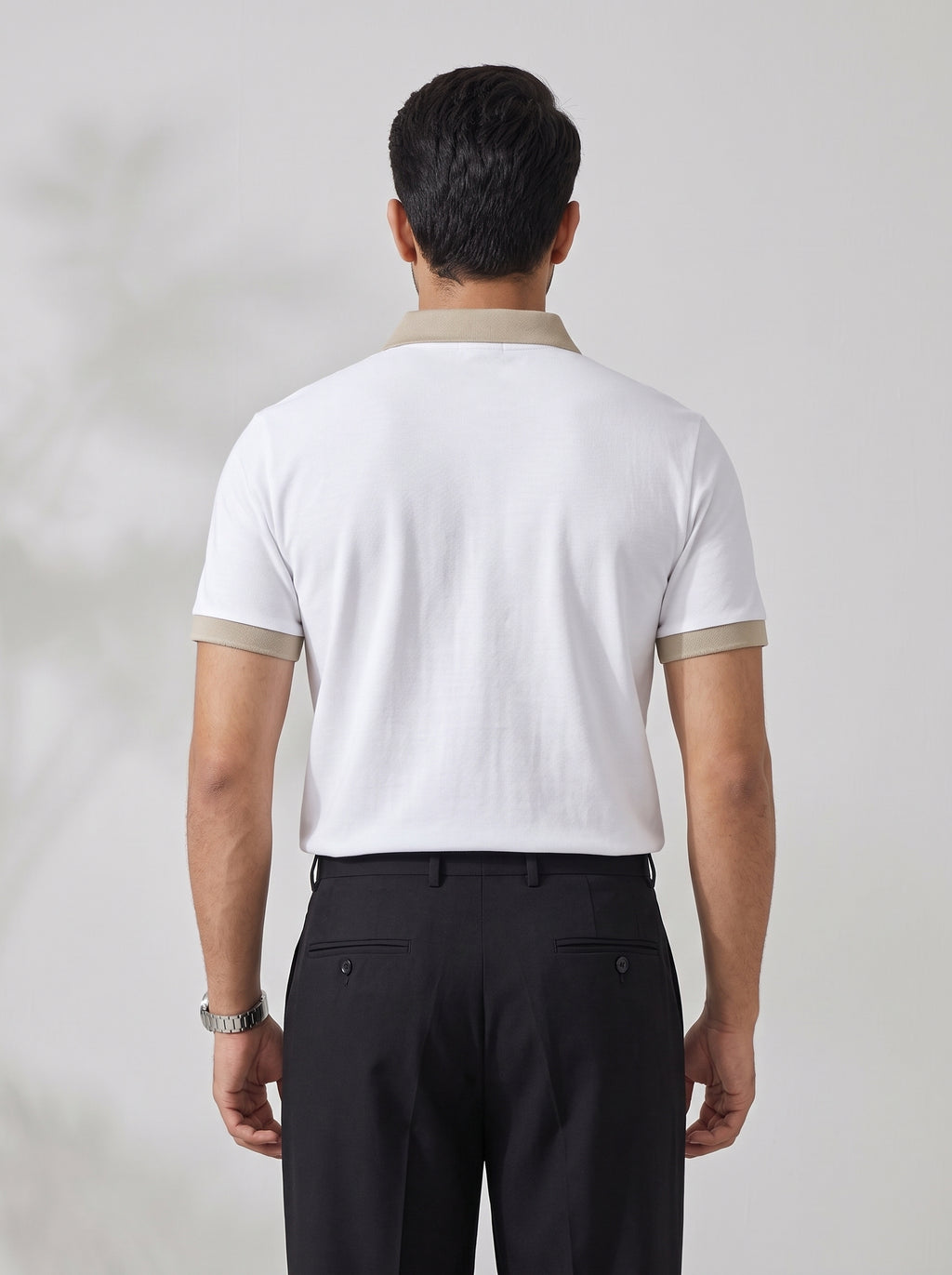 White polo shirt