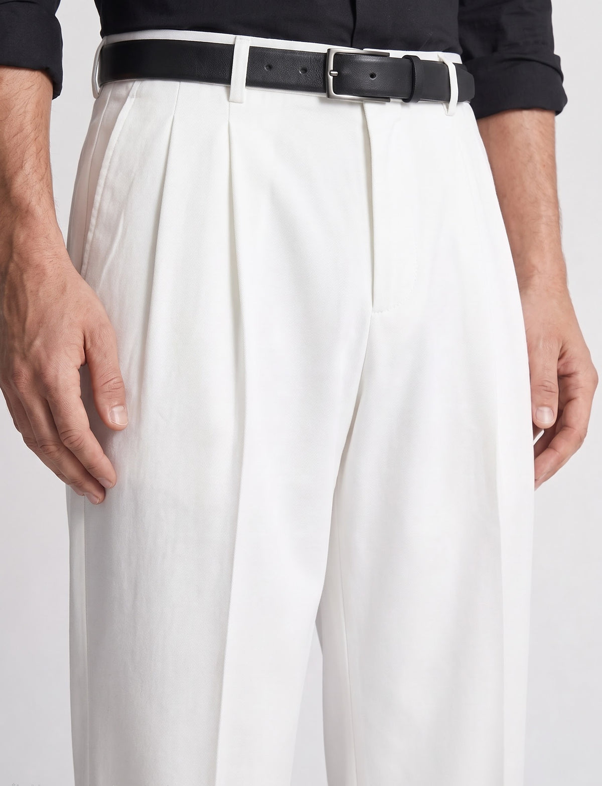 White Korean pant