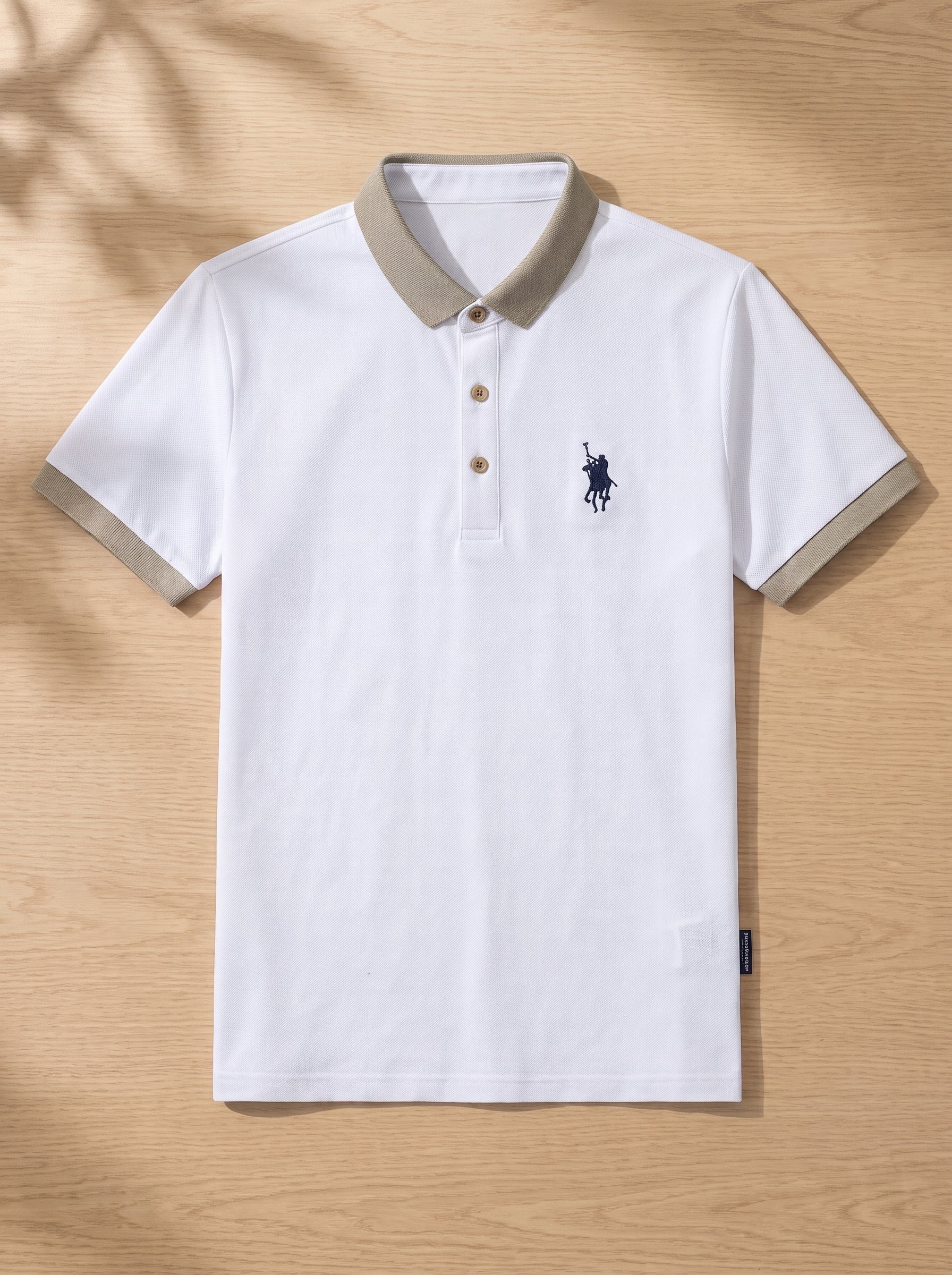 White polo shirt