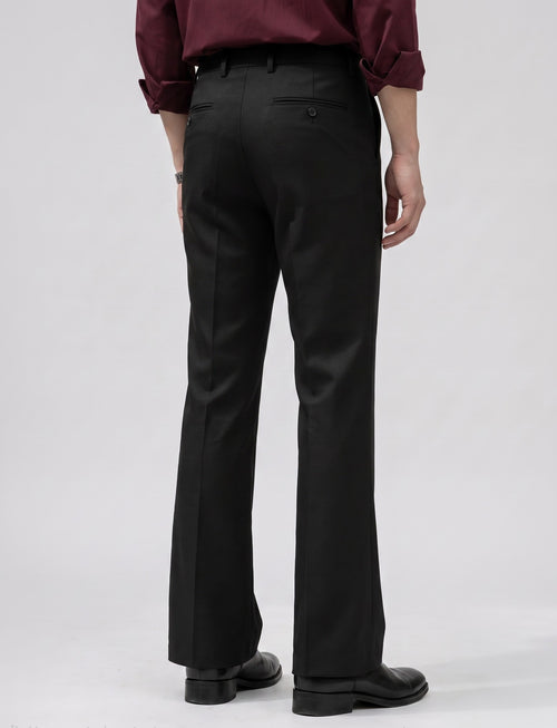 Black bootcut trouser
