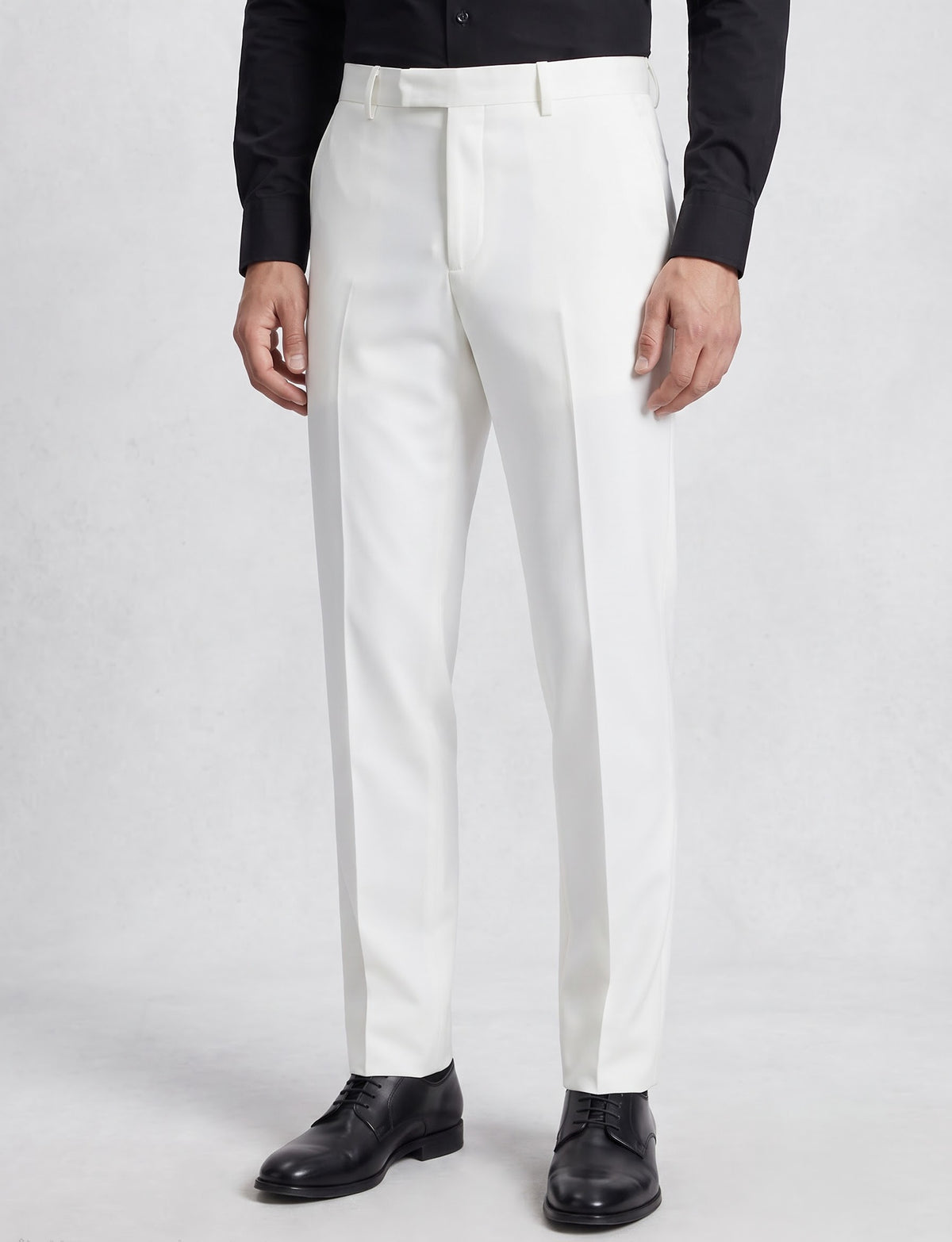 White formal trouser