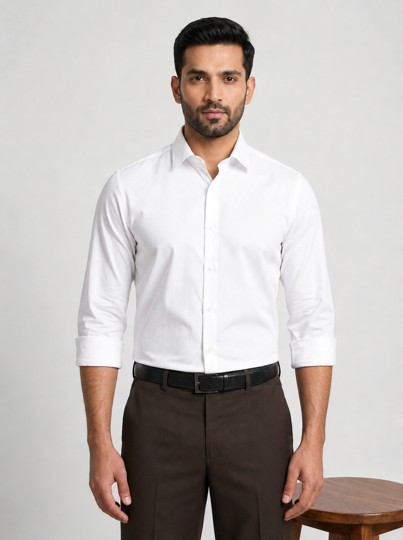 white formal shirt
