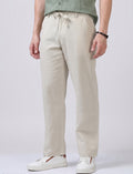 Cream linen trouser