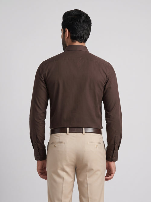 Brown formal shirt