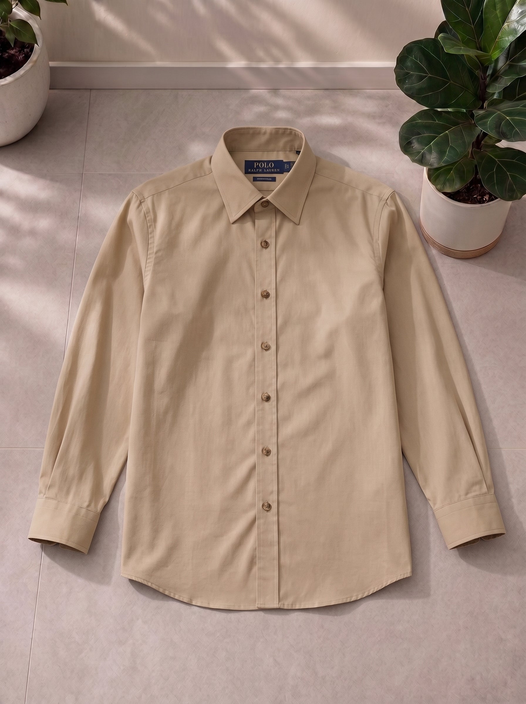 Beige formal shirt