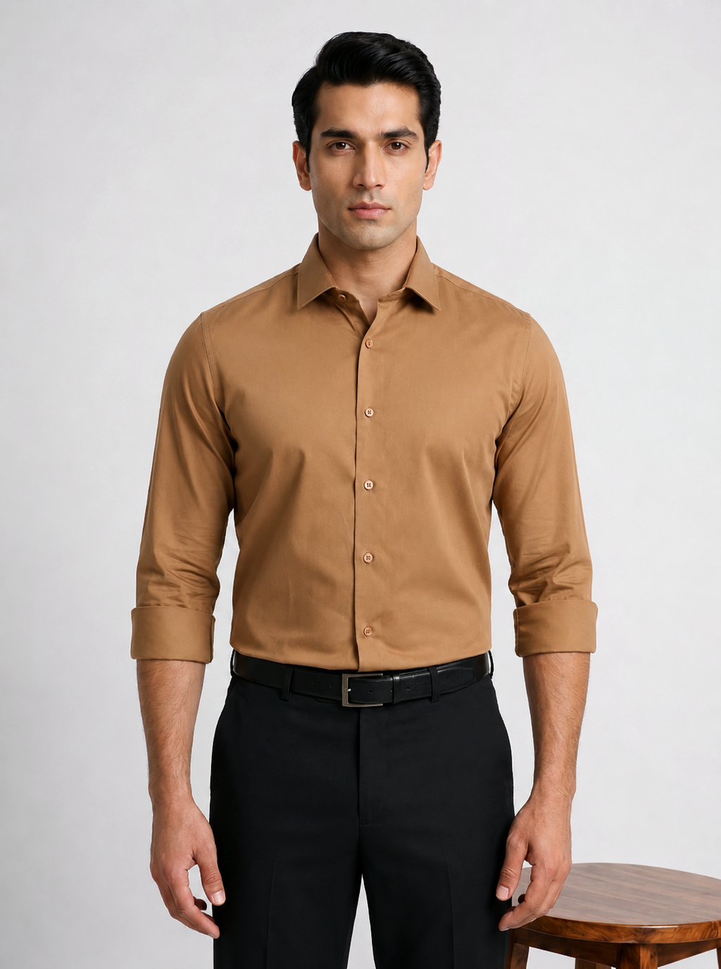 CamelBrown formal shirt