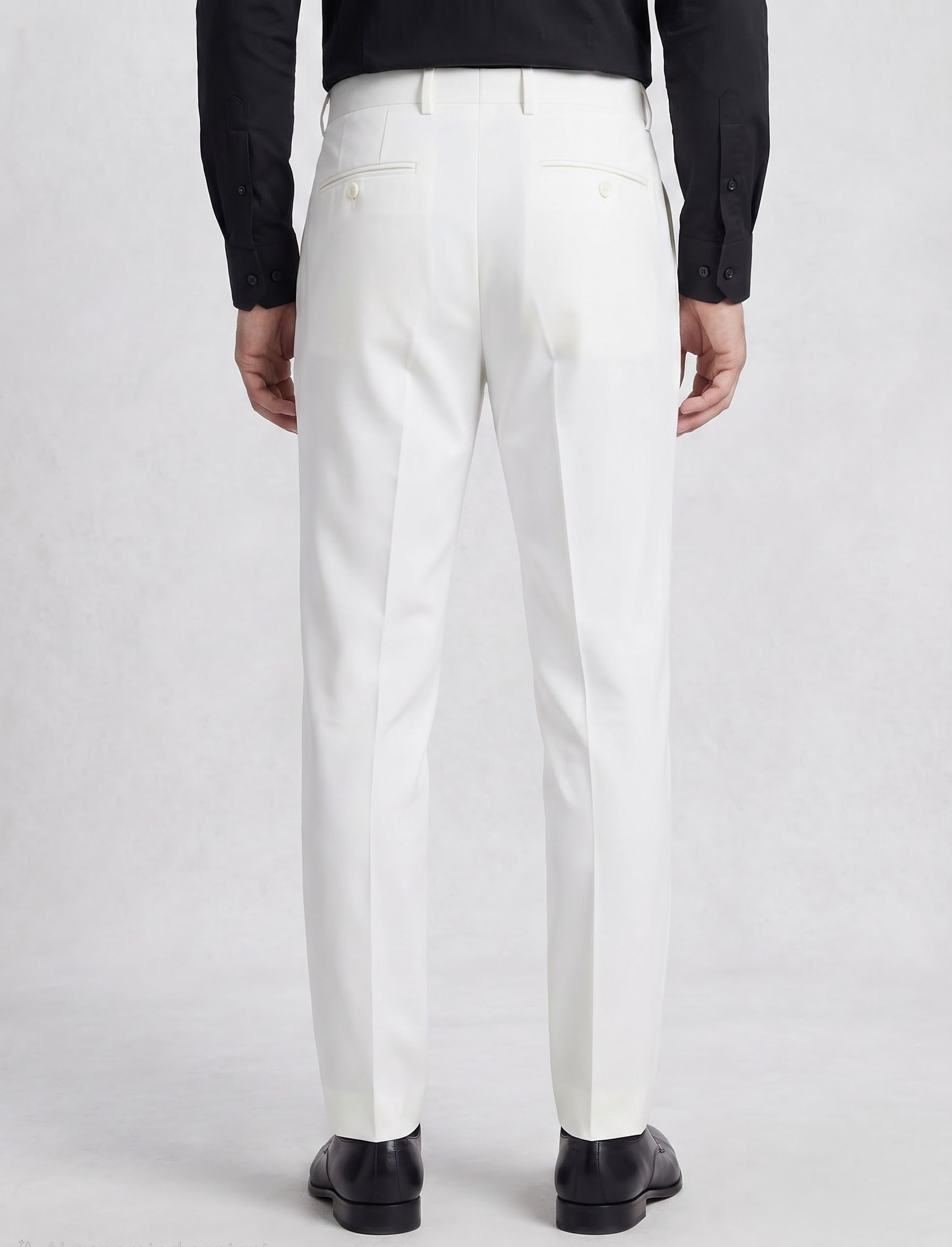 White formal trouser