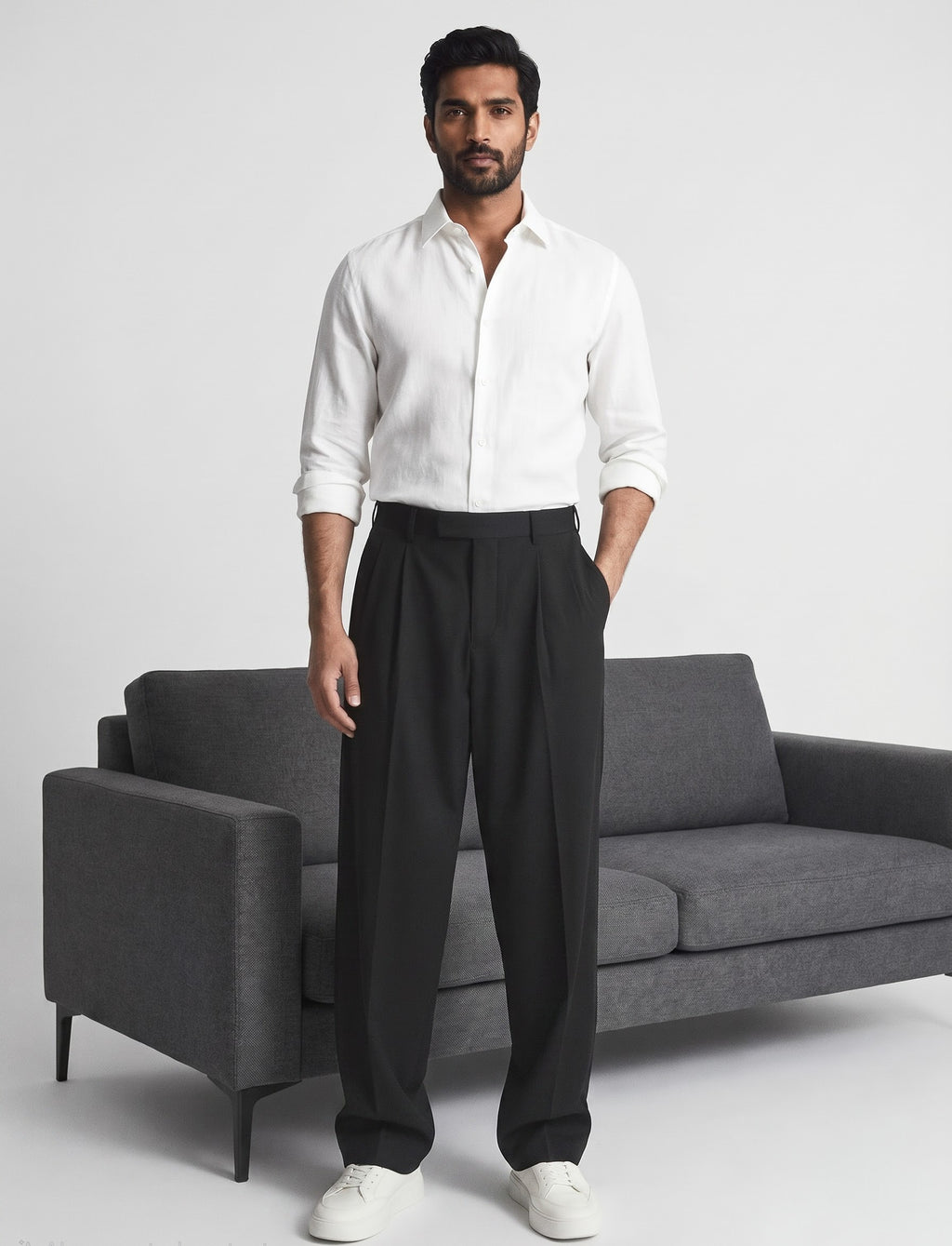Black Korean Trouser