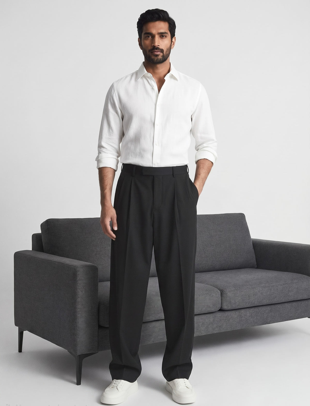 Black Korean Trouser