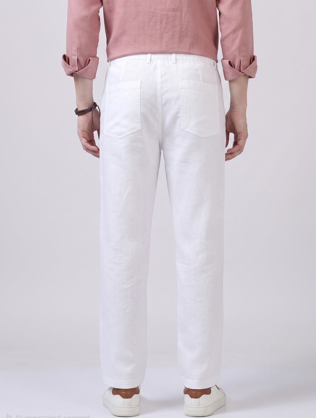 White linen trouser