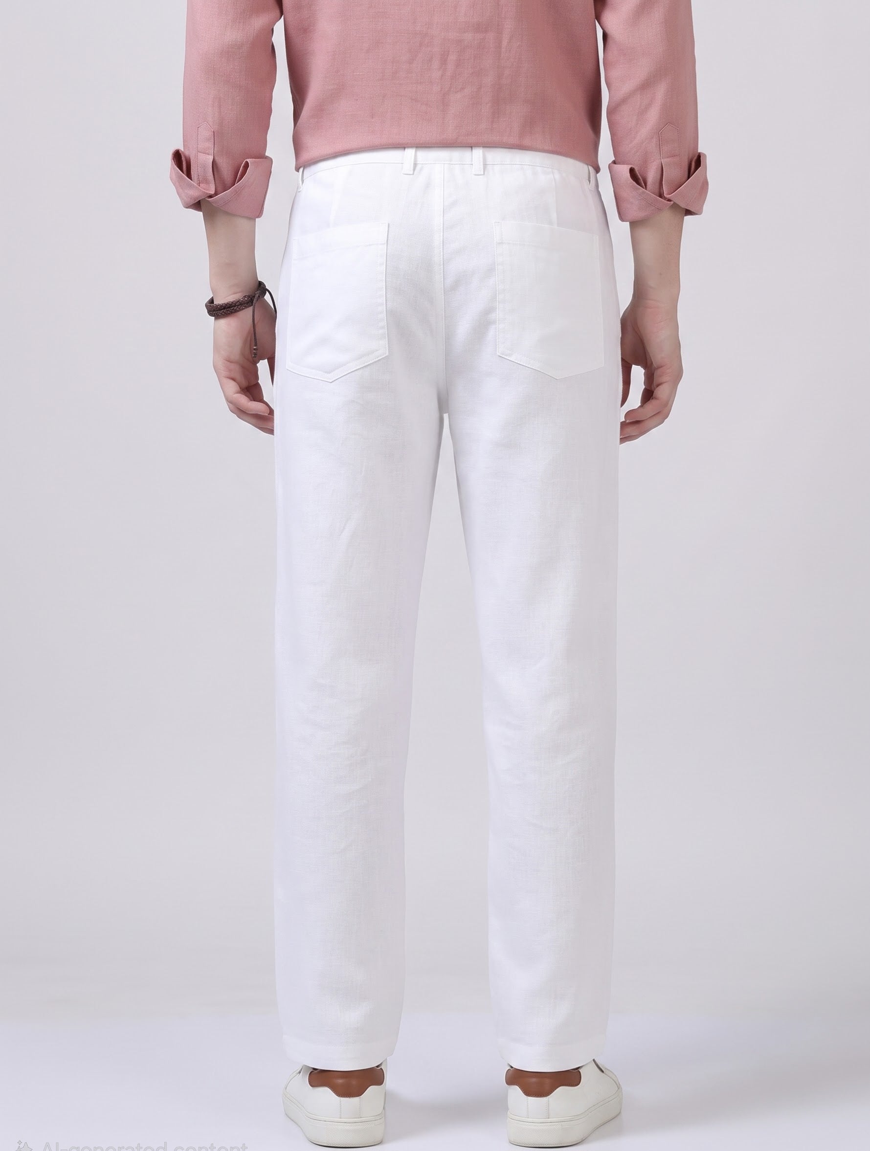 White linen trouser