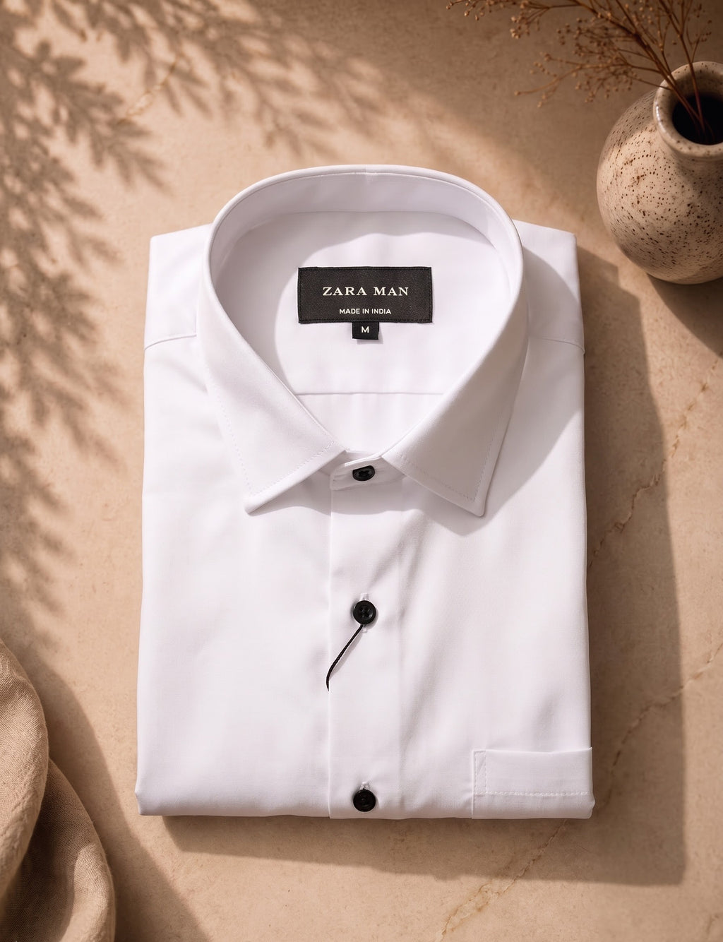 white formal shirt
