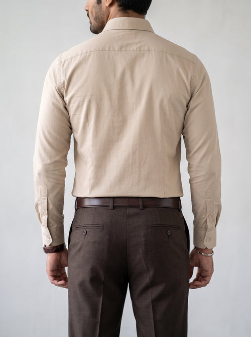 Beige formal shirt