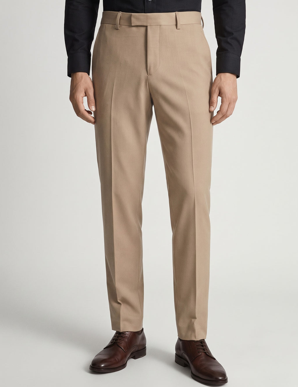 Beige formal trouser