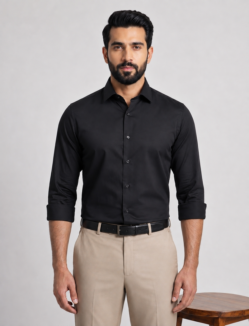 Black Formal shirt