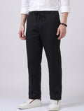 Black linen trouser