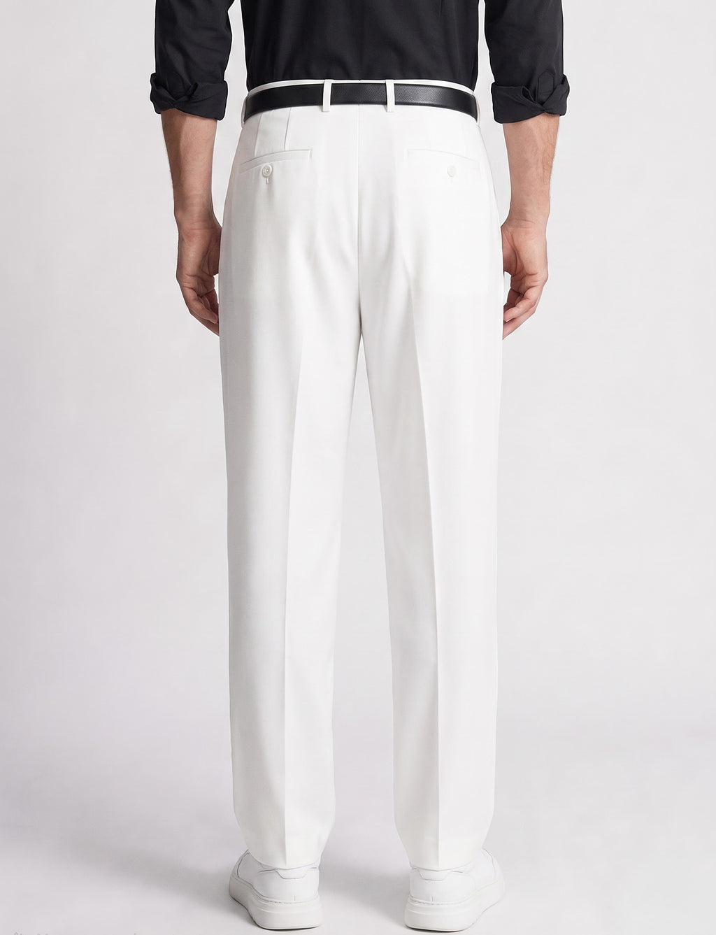 White Korean pant