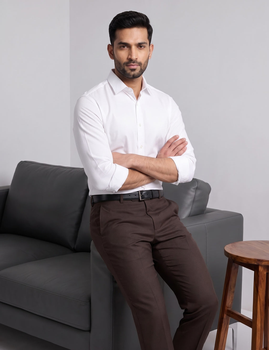 white formal shirt