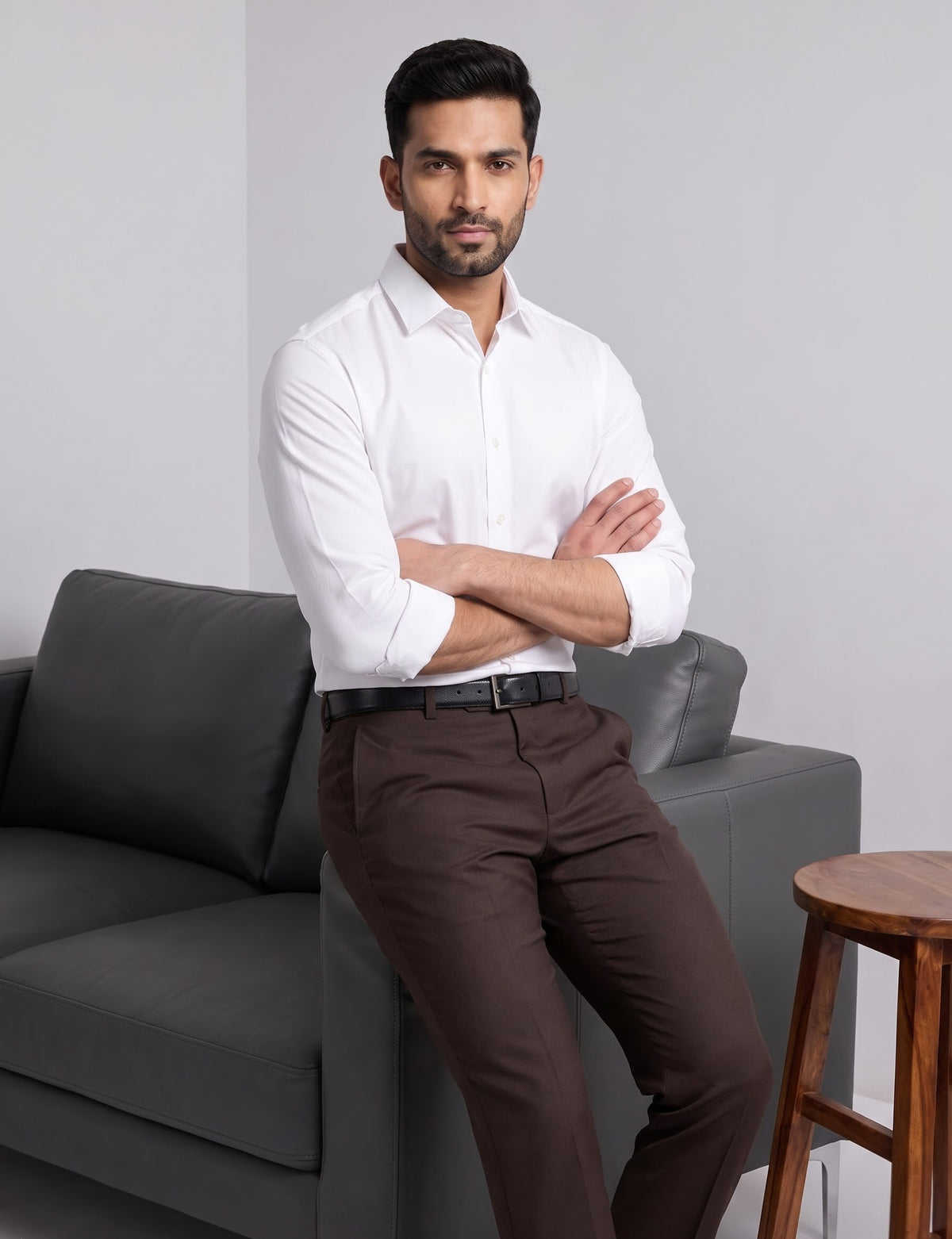 white formal shirt