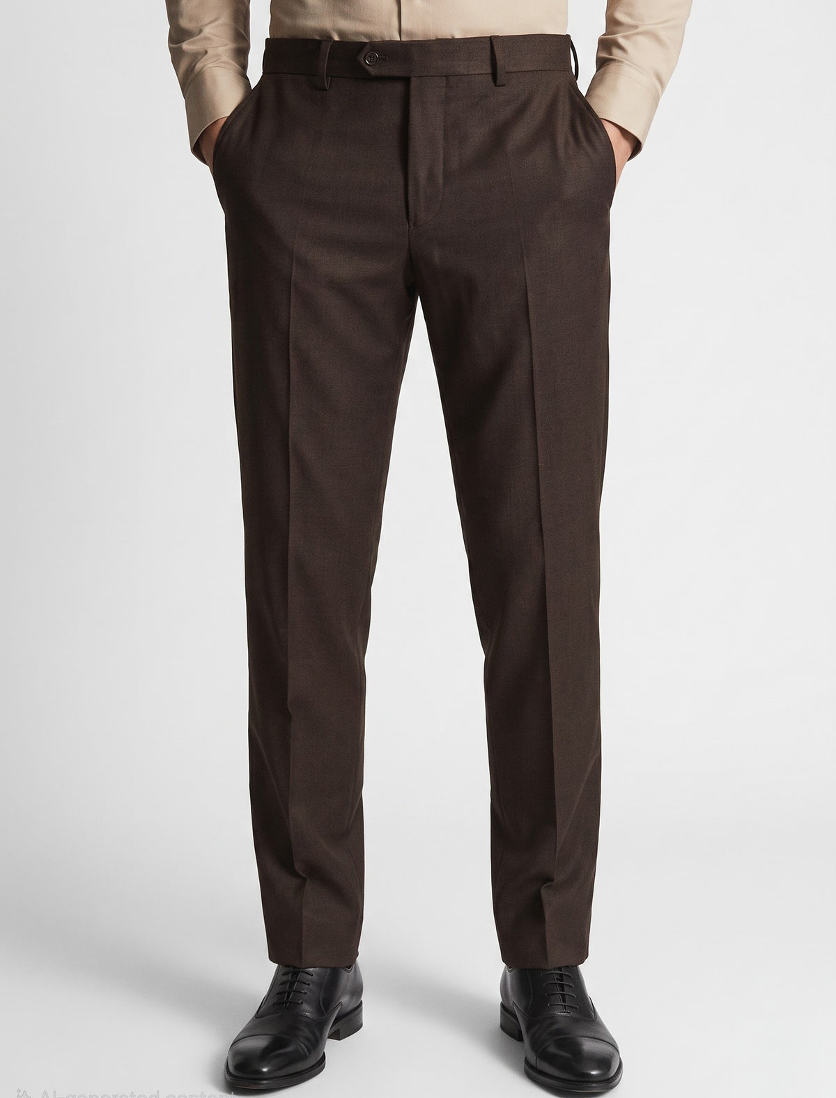 Coffee formal trouser