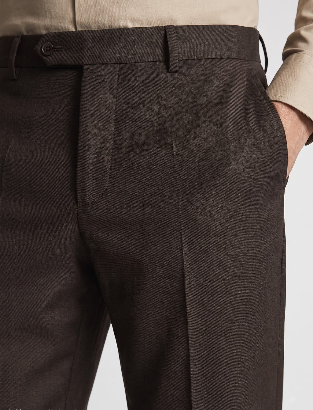 Coffee formal trouser