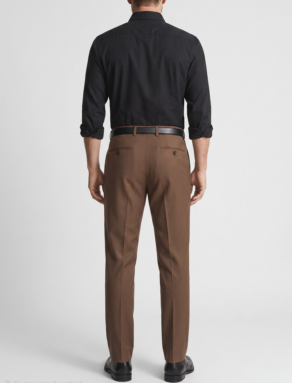 Brown formal trouser